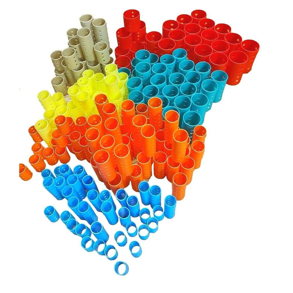 Vintage Lot Of Plastic Hair Curler Rollers Sizes And Colors Vary Beauty